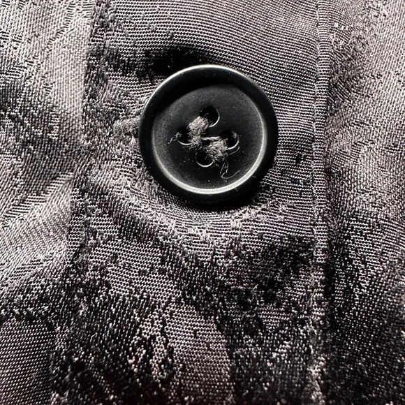 HAN KJOBENHAVN Shirt‎ Men XL Black Alien All Over Print Satin Festival EDM Club